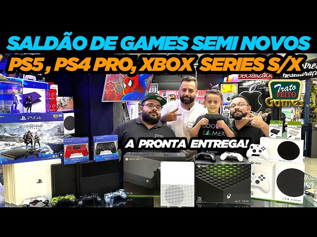 PROMOÇÃO DE XBOX SÉRIES X/S, PS4 e SWITCH - TRATO FEITO GAMES
