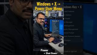 Computer Shutdown के 20 तरीके | Part 2 | Win+x-U-U से PC बंद करें ⚡ Windows Tips in Hindi