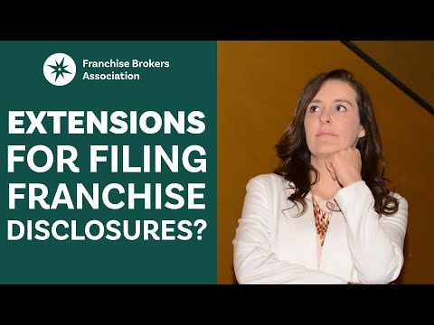 FTC Extensions for filing disclosures?