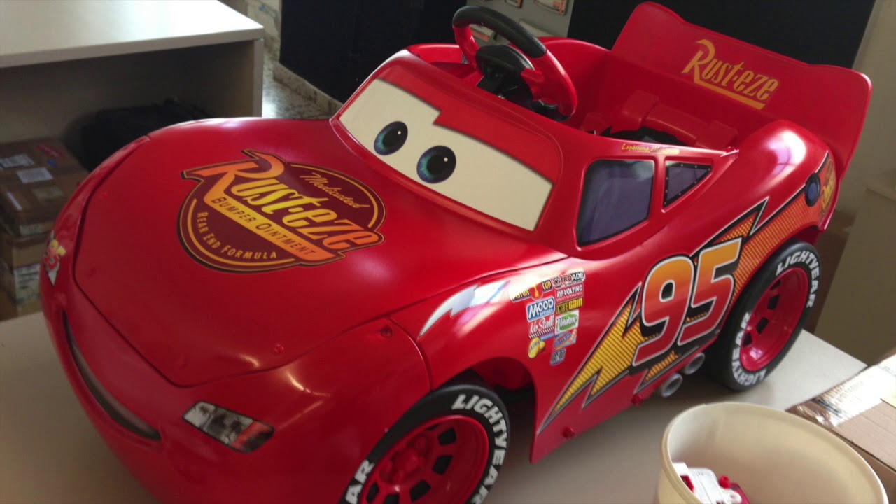 Feber Rayo McQueen 12 volts - YouTube