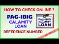 Pag-IBIG Calamity Loan Status &amp; Reference Number - How to Check Online? Approved ba?