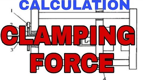 What is clamping force and how do it find in hindi