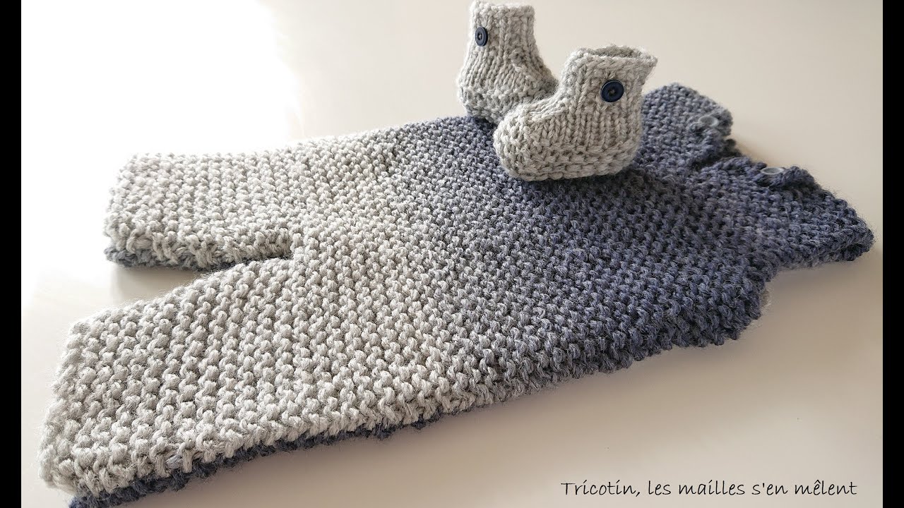 Realiser Une Combi Bebe Au Tricotin Geant Youtube