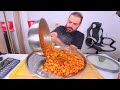 المبكبكة الليبية او كبسة المعكرونة باللحمة والفلفل Mbakbaka Eating Show Mukbang 