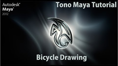 Autodesk Maya 2012 Tutorial | How To Drawing Bicycle Introduce (Part 20)