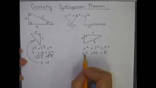 19 Geometry Pythagorean Thm