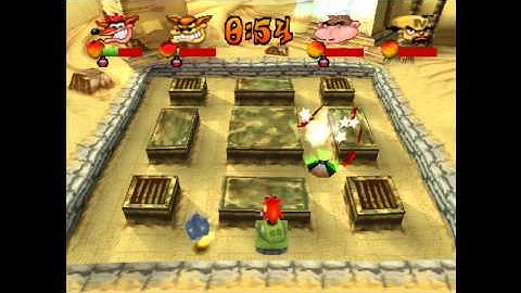 Crash Bash - Desert Fox - Gold Relic