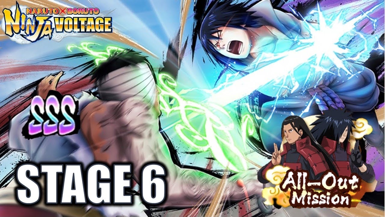 ALL-OUT Mission #2 | Stage 6 | Fortress & Giant Boss Battle | Naruto x Boruto Ninja Voltage