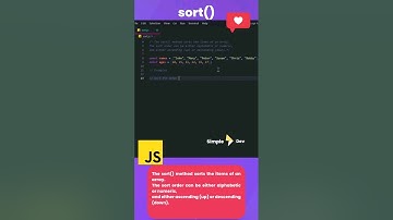 Sorting with Javascript!