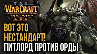 ВОТ ЭТО НЕСТАНДАРТ! Питлорд против Орды: Warcraft 3 Reforged