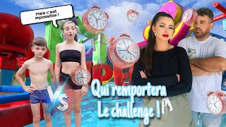 ON TRANSFORME NOTRE JARDIN EN JEUX GONFLABLES GÉANT + challenge 😂 ( hilarant )