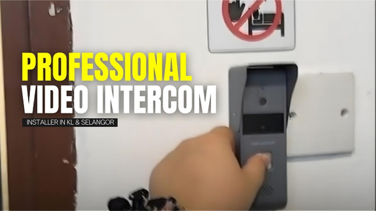 Professional Home Video Intercom Installer KL & Selangor | Lockpro Technology