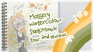Mossery Watercolour Sketchbook Tour and Review