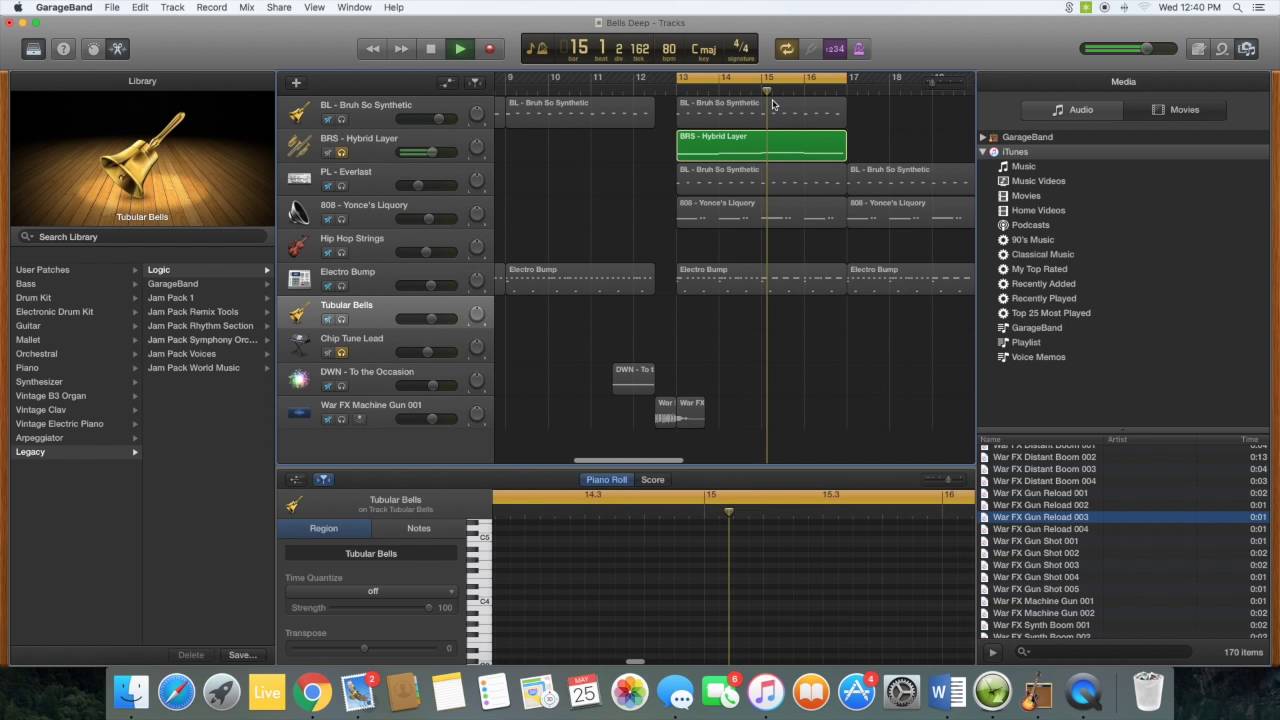 how to make a trap beat on garageband