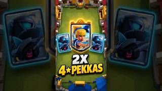 2 FOUR-STAR Mini P.E.K.K.A.s with Dagger Duchess 💀#mergetactics #clashroyale