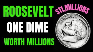 1950s Roosevelt Dime - Rare Key Date, High Numismatic Value, Must-Have for Collectors!