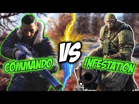 💥 “Can My Commando Build Survive the Infestation? | Fallout 76 Live”