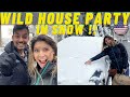 FIRST SNOW & WILD HALLOWEEN HOUSE PARTY (VLOG) | Indian Vlogger in USA