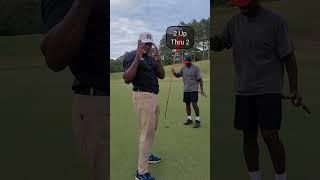 1v1 Golf Challenge: Old School vs New School #golf #golfaddict #golfchallenge #golfswing