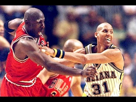 Bulls vs. Pacers - 1996 NBC game (Michael Jordan 4...