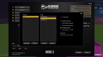 How to get a macro on the Glorious Model O/O- | 500 cps #shorts