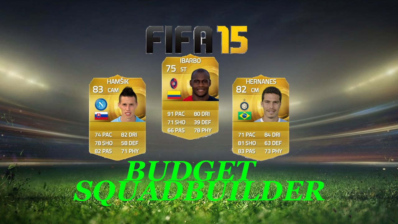 FIFA 15- UNDER 20K BUDGET TEAM SQUADBUILDER