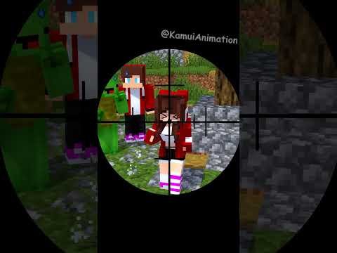 Dancing JJ Sister Vs Assasain MAIZEN Minecraft Animation Shorts