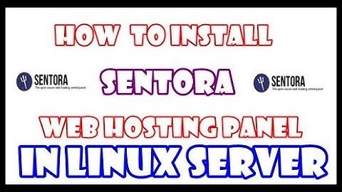 How to install sentora in centos