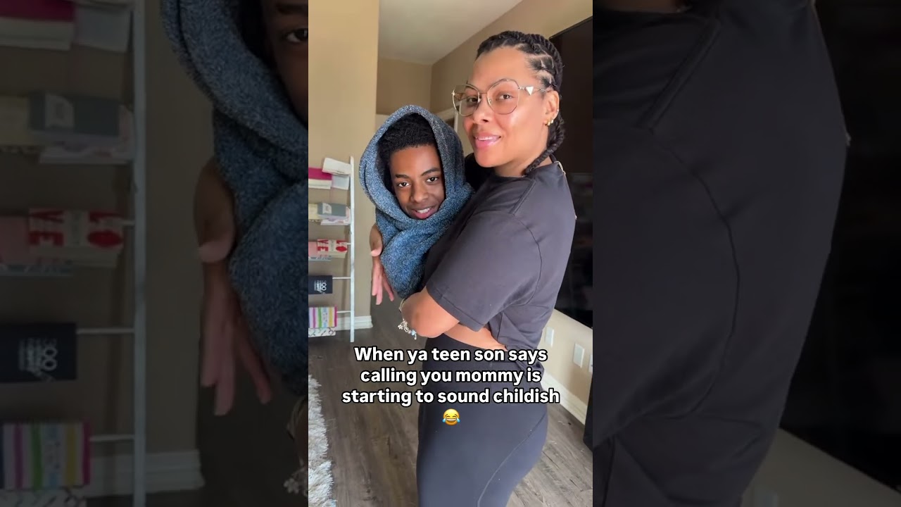 Aj said he’d have to stop calling me mommy because it sounds childish, and he’s getting too old 😂