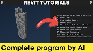 Complete program by AI |Chat-GPT, Python, Speckle, Revit - №4