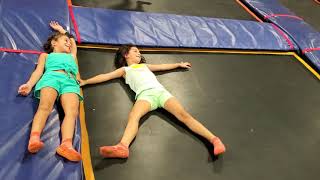 Jumping Zone.... Sky Zone... Kids Playing And Having So Much Fun