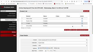 Enrollware overview for HeartCert instructors