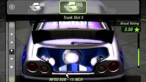 NFS Underground 2 2F2F Skyline Tuning