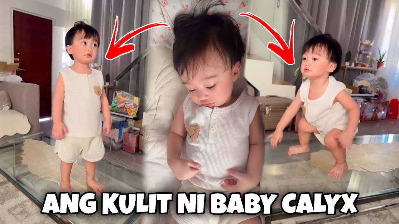 ANG KULIT NI BABY CALYX 😅 #sabbyandsophia #yaji #calyx #yabby 