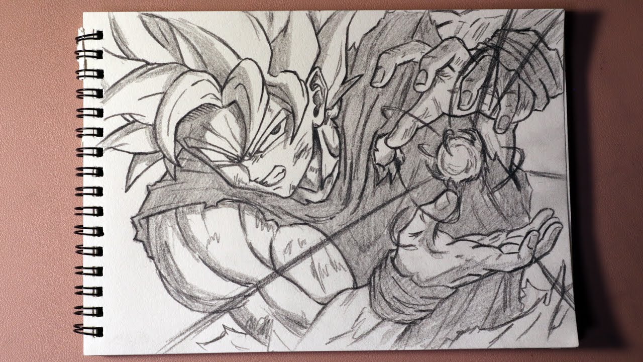 Как нарисовать драконий жемчуг Гоку медленно