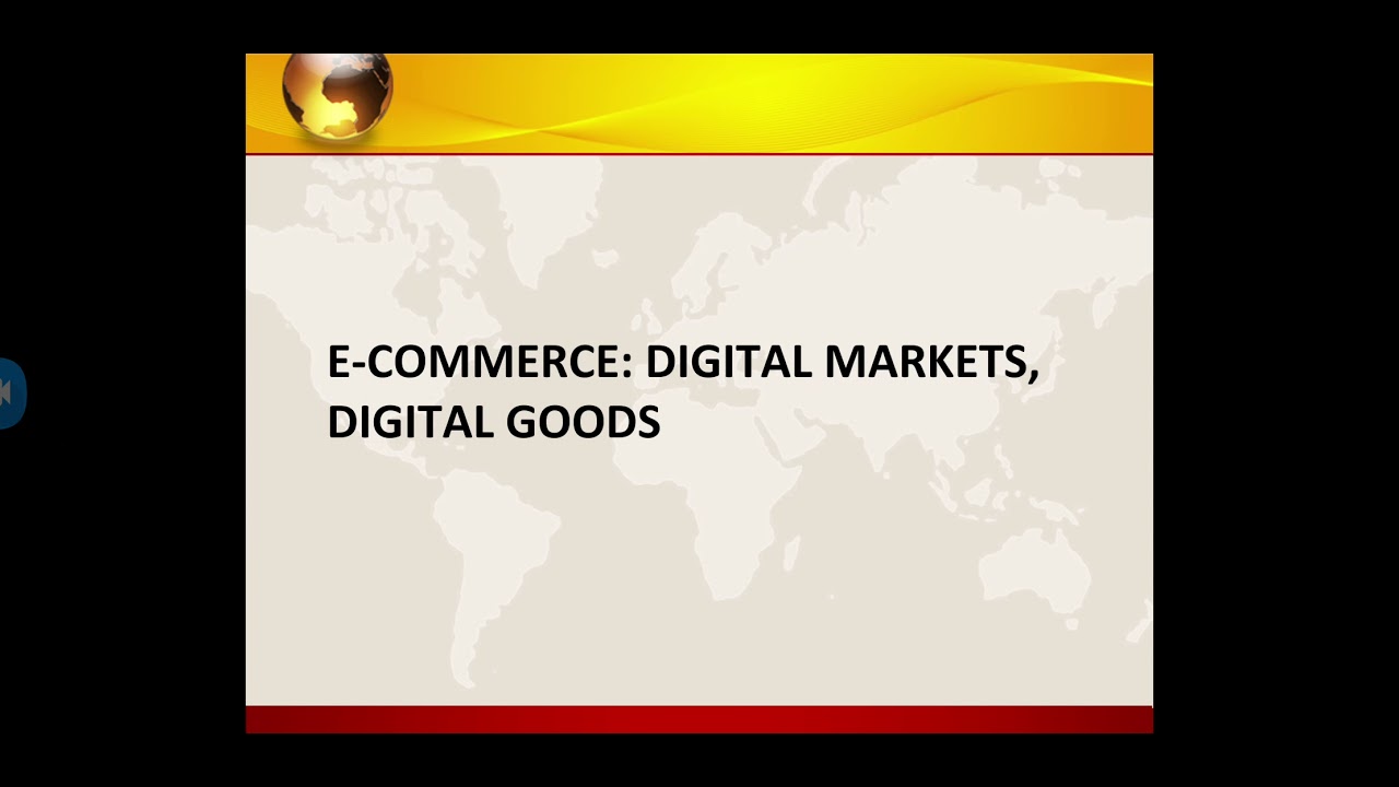 Digital Markets, Digital Goods YouTube