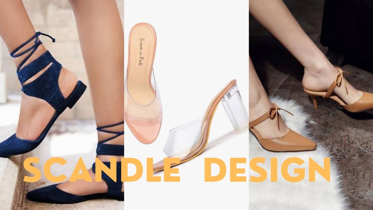 Different type of sandals with names