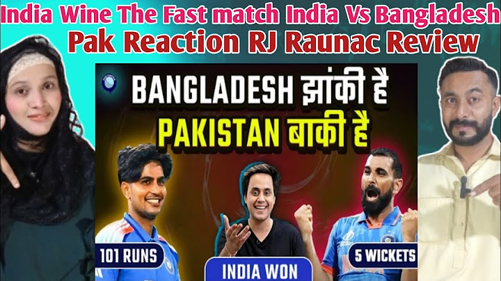Shubhman Gill , Mohammad Shami ने तोड़ा , Bangladesh हारा| CT | IND vs BAN | Pak Reaction