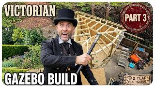 Victorian style gazebo part 3, roof construction