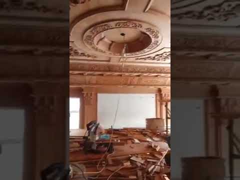 Video Trực tiếp thi công trần gỗ gõ tân cổ điển Hùng Anh... - youtube