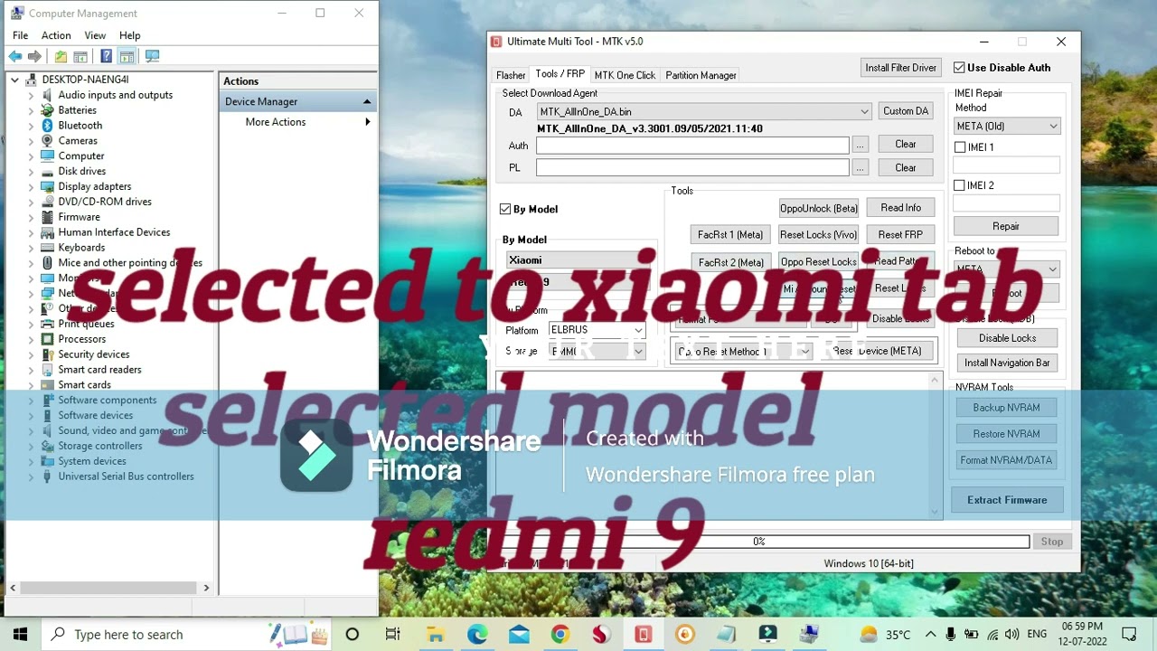 Redmi 9 mi account umt remove 100% tested