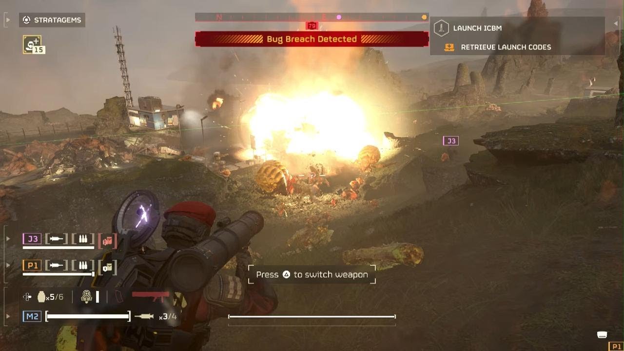 HELLDIVERS 2 Napalm Launcher Stratagem💫🌌🔥🪂🌀☄️🌠