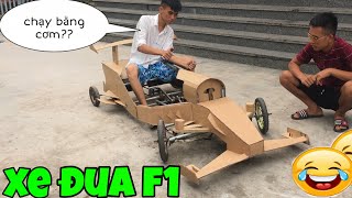 Chế tạo xe đua F1 từ xe đạp cũ và bìa giấy ( making F1 racing supercar from bicycle)