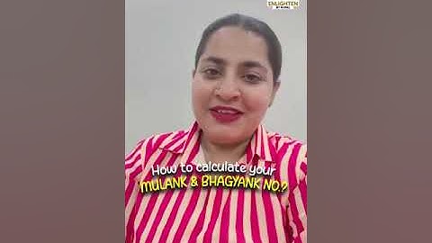 How to calculate your MULANK & BHAGYANK? #numerology #numerologist #mulank #bhagyank