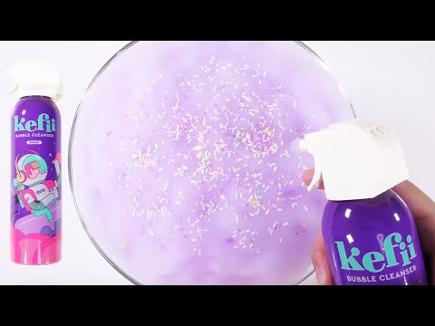 【DIY】超もちもちパチパチ！バブルクレンザースライム作ってみた【slime ASMR】