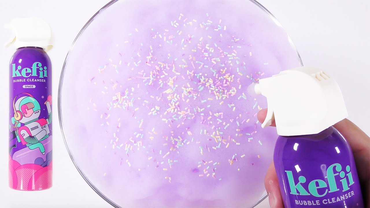 【DIY】超もちもちパチパチ！バブルクレンザースライム作ってみた【slime ASMR】