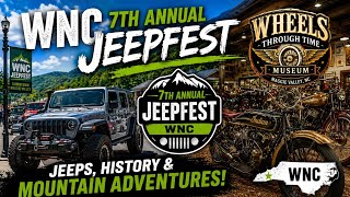 Jeeps, Mountains & Rare Motorcycles! | WNC JeepFest + Wheels Through Time Museum 