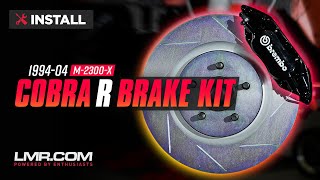 Ford Performance Cobra R M-2300-X Front Brake Kit | 94-04 Review & Install