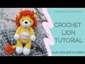 CROCHET LION TUTORIAL AMIGURUMI LION PATTERN HOW TO CROCHET AMIGURUMI PLUSH TOY CROCHET LION TUTORIAL AMIGURUMI LION PATTERN HOW TO CROCHET AMIGURUMI PLUSH TOY