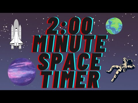 2 Minute Space Timer for School Classroom